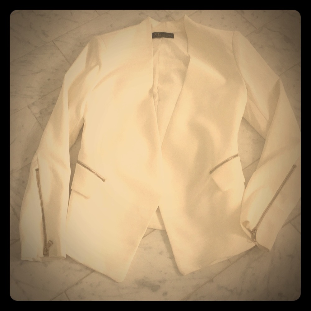 White blazer